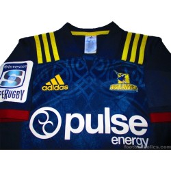 2018-19 Highlanders Rugby Adidas Home Shirt