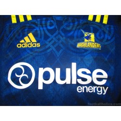 2018-19 Highlanders Rugby Adidas Home Shirt