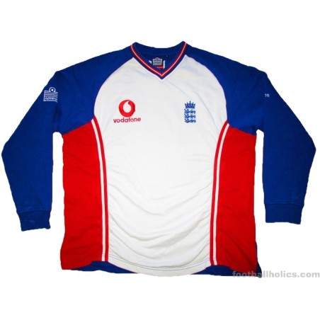 2002-05 England Cricket Admiral Player Issue Sweat Top