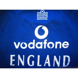 2002-05 England Cricket Admiral Player Issue Sweat Top