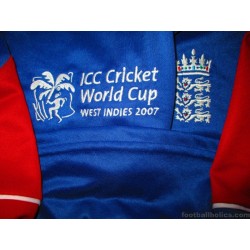 2007 England Cricket 'World Cup' Admiral ODI Jersey