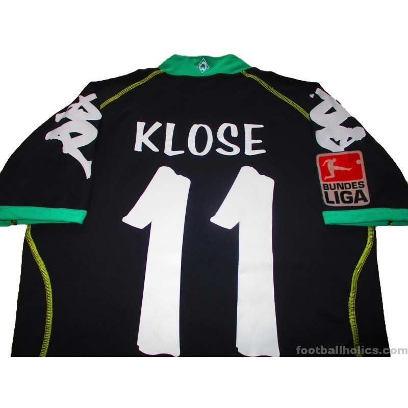 2006-07 Werder Bremen Kappa Third Shirt Klose #11