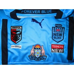 2022 New South Wales Blues Rugby League Puma Authentic Home Jersey