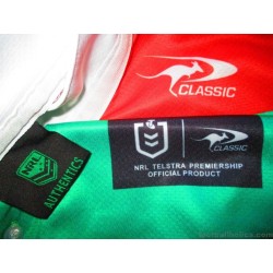 2023 South Sydney Rabbitohs 'John Sattler Tribute' Classic Authentic Home Jersey