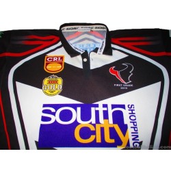 2010 South City Bulls Rugby League Kombat Match Worn Home Jersey #17