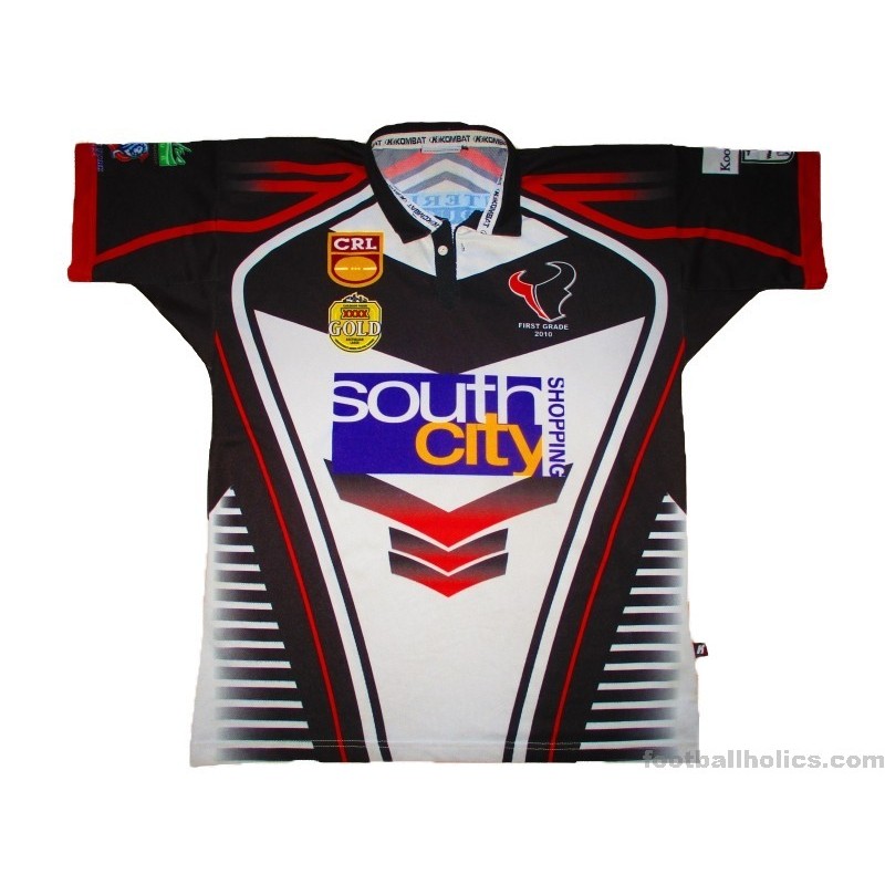 2010 South City Bulls Rugby League Kombat Match Worn Home Jersey #17