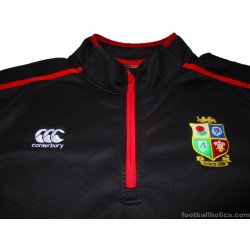 2021 British & Irish Lions 'South Africa' Canterbury Thermoreg Black Fleece Top