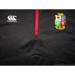 2021 British & Irish Lions 'South Africa' Canterbury Thermoreg Black Fleece Top