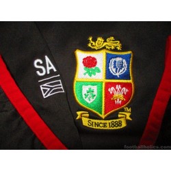 2021 British & Irish Lions 'South Africa' Canterbury Thermoreg Black Fleece Top