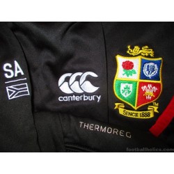 2021 British & Irish Lions 'South Africa' Canterbury Thermoreg Black Fleece Top