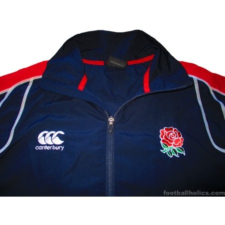 2012-13 England Rugby Canterbury Presentation Track Jacket