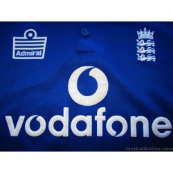 2002-04 England Cricket Admiral ODI Jersey