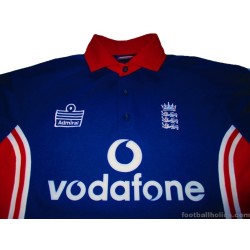 2002-04 England Cricket Admiral ODI Jersey Vaughan #99