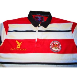 1997-98 Gloucester Rugby Cotton Oxford Home L/S Shirt