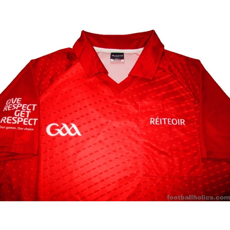 2023-24 GAA Referee (CLG Réiteoir) Masita Match Issue Red Jersey