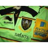 2010-11 Northampton Saints Rugby Burrda Match Worn Away Shirt (Waller) #17