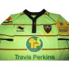 2010-11 Northampton Saints Rugby Burrda Match Worn Away Shirt (Waller) #17