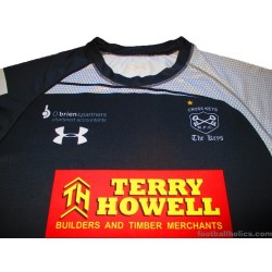 2013-15 Cross Keys RFC Under Armour Match Worn Home Shirt #19