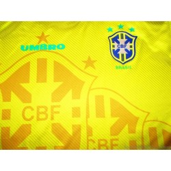 1994 Brazil Umbro Player Issue Home Shirt