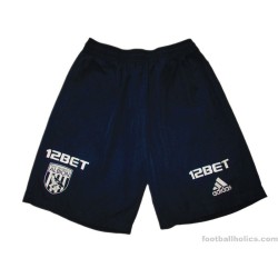 2017-18 West Brom Adidas Player Issue Training Shorts