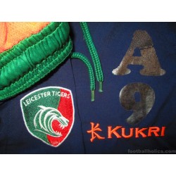 2017-18 Leicester Tigers Kukri Player Issue Training Shorts #A9