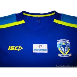 2018 Warrington Wolves ISC Player Issue Training Shirt (Philbin) #17