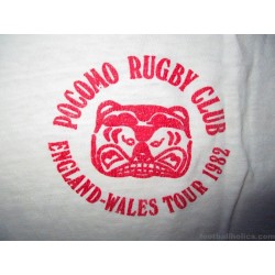 1982 Pocomo RFC 'England-Wales Tour' Player Issue Training T-Shirt