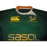 2008-09 South Africa Rugby Canterbury Player Issue Test Home Jersey