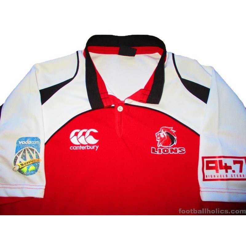 2007-08 Lions Rugby Canterbury Pro Home Jersey