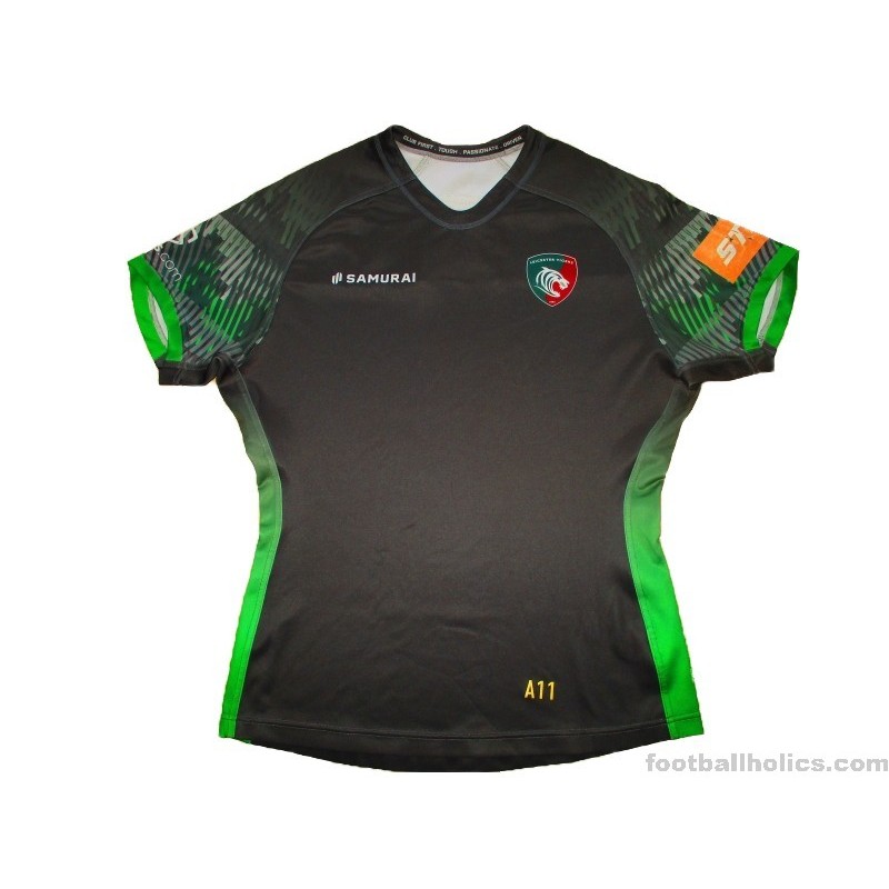 2022-23 Leicester Tigers Samurai Player Issue Training Shirt #A11