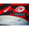 2013-14 Saracens Rugby Nike Player Issue Home Shirt