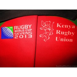 2013 Kenya Rugby 'World Cup Sevens' Samurai Player Issue Home Jersey