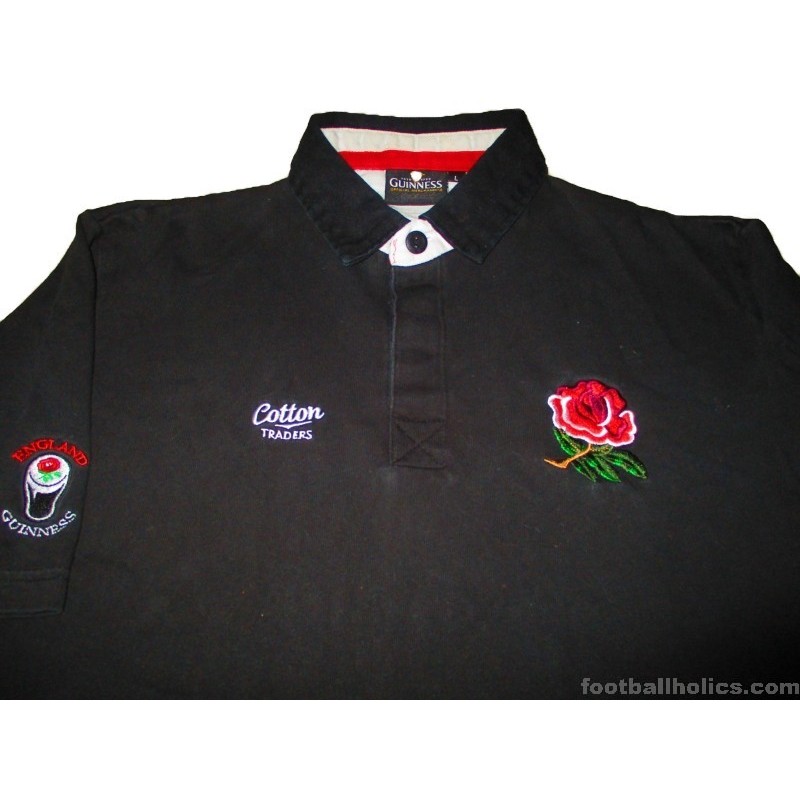 2010-12 England Rugby Cotton Traders Guinness Shirt