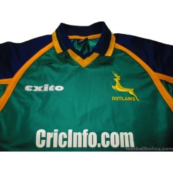 2002 Notts Outlaws Exito One Day Cup Jersey