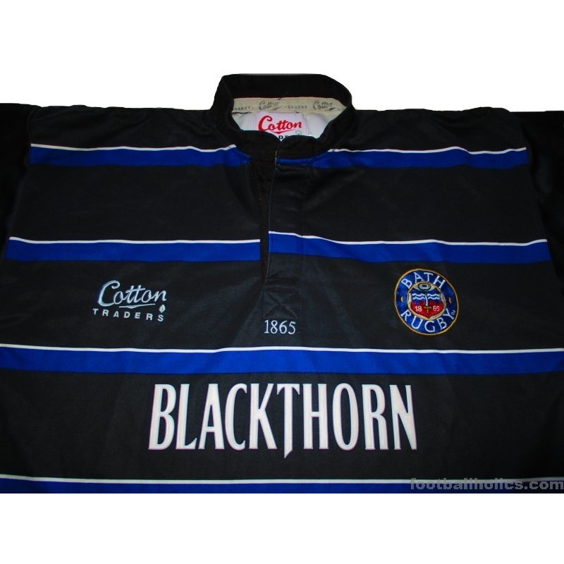 2003-05 Bath Rugby Cotton Traders Player Issue Third Jersey