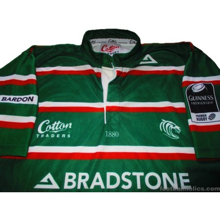 2005-07 Leicester Tigers Cotton Traders Player Issue Home Jersey