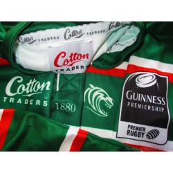 2005-07 Leicester Tigers Cotton Traders Player Issue Home Jersey