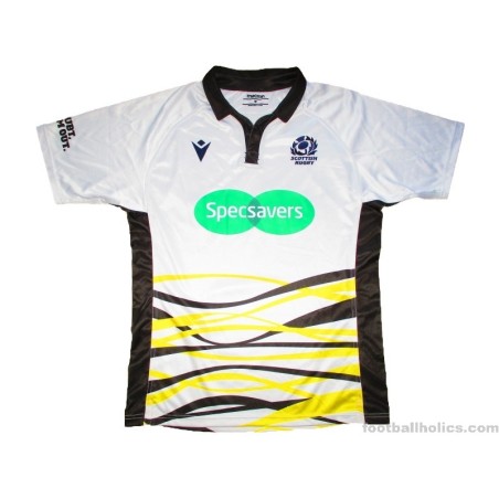 2019-21 Scottish Rugby Macron Match Issue Referee Shirt