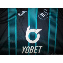 2019-20 Swansea Joma Player Issue Away Shirt