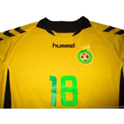 2012-15 Lithuania Hummel Match Issue Home Shirt #18