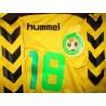 2012-15 Lithuania Hummel Match Issue Home Shirt #18