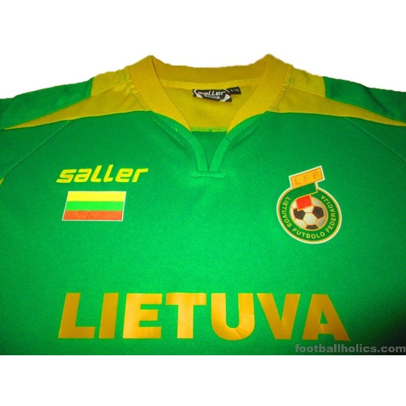 2009-10 Lithuania Saller Player Issue Away Shirt