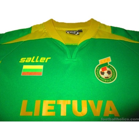 2009-10 Lithuania Saller Player Issue Away Shirt