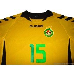 2012-15 Lithuania Hummel Match Issue Home Shirt #15