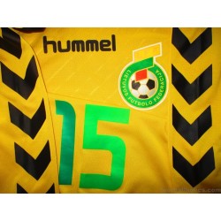 2012-15 Lithuania Hummel Match Issue Home Shirt #15