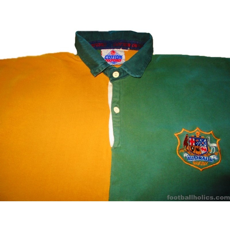 1989-91 Australia Rugby Cotton Oxford Special L/S Jersey