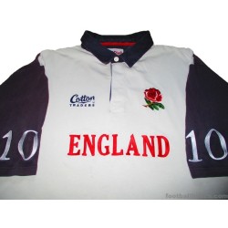 1995-96 England Rugby Cotton Traders Special Shirt #10