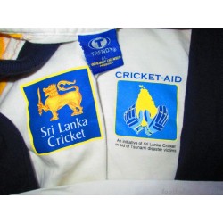 2005 Sri Lanka Cricket 'Tsunami Aid' Trendy Signed Jersey