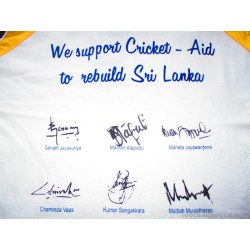 2005 Sri Lanka Cricket 'Tsunami Aid' Trendy Signed Jersey