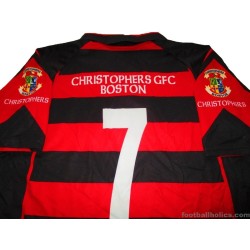 2011-17 Christophers Boston GAA (Criostóir Bostún) Azzurri Match Worn Home Jersey #7